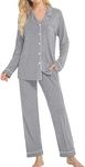 SWOMOG Womens Pyjama Sets Long Slee