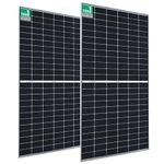 Vikram Solar 550Watt DCR Solar Panel for Home, Eligible for Govt Subsidies|PARADEA High Efficiency BI-Facial Glass PV Module|144 Half-Cut Cells|50.2V Voc, 13.74A Isc|30 Years Warranty|Pack of 2~1.1KW