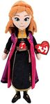 TY T02407 Disney Frozen 2 Princess Anna W/Sound-Beanie-MED, Multicolored