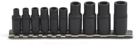 10-Piece Tap Holders Set 1/4"Dr 3/8"Dr Tap Socket Set Magnetic