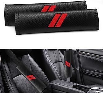 2 PCS Seatbelt covers for Dodge Accessories Seat Belt Pad Compatible for Dodge Charger Durango Challenger Journey Seat Belt Covers for Adults Car Seat Belt Cover Seat Belt Cushion Leather Seat Belt