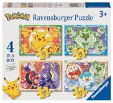 Ravensburger Pokemon Gifts - Jigsaw Puzzles for Kids Age 3 Years Up - 4 in a Box (12, 16, 20, 24 Pieces)