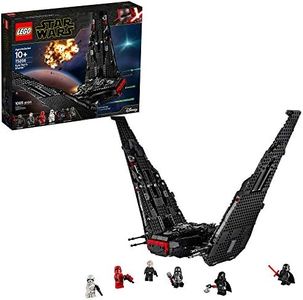 LEGO Star Wars: The Rise of Skywalker Kylo Ren’s Shuttle 75256 Star Wars Shuttle Action Figure Building Kit, New 2019 (1,005 Pieces)