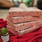 SATYAM KRAFT 8 Pcs Multipurpose Decorative Pink Color Folding Paper Box Net Rectangle Cardboard Box DIY Box for Deepawali, Gift Hamper, new year Gifting Boxes and Decoration Purpose (Rectangular)