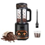YUZINO Coffee Roasting Machine 300g Electric Hot Air Coffee Bean, Adjustable Timer 1 to 25min & 150 to 240°C Temperature & 3 Wind Speed, for Cafe Shop Restaurant Home Office 2200W