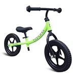 banana bike & Lava Sport LT Balance Bike - Lightweight Toddler Bike for 2-5 Yr Old Boys/Girls - Aluminium, EVA Tires - Adjustable Handlebars & Seat - Green