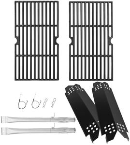 Grill Replacement Parts for Nexgrill 2 Burner 720-0864RA Nexgrill 720-0864R, Grill Grate, Grill Burner and Heat Plates for Nexgrill Replacement Parts 2 Burner, Grill Parts Kit for Nexgrill 720-0864R