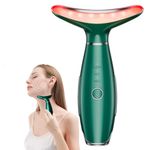 ZEXIYP Neck Face Massager, Facial Massager for Double Chin, 3 Modes, Face Sculpting Tool with Vibration (Green)