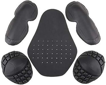 Motorcycle Jacket Armour Insert Elbow Shoulder Back 5 Piece Protectors Pad