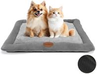 Nobleza Dog Bed Mat Small Dog Bed Washable Dog Bed Mat Dog Crate Mattress Dog Bed for Crate Dog Cushion Bed Grey Dog Bed Cosy Comfort Dog Bed Pad Pet Bed Mat for Puppy Cat Kitten, 58x45cm, 22.8x17.7in