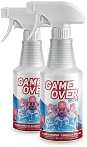 Game Over Sport 2 Pack - Biotech Odor Eliminator Spray - Made in Canada - For Feet Odor, Smelly Shoes, Clothes, Sport Equipment by Game Over Sport