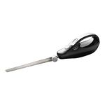 QUEST 36059 Electric Serrated Carving Knife/Cuts Meat, Bread, Vegetables, Fruits & More/Stainless Steel Material / 120W / Black Colour