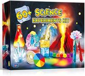 UNGLINGA 60+ Science Experiments Kits for Kids, Boys Girls Toys Gifts Science Lab STEM Activities Educational Project with Chemistry Set, Erupting Volcano, Magic Colour