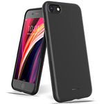 UNBREAKcable Case Compatible with iPhone 8 Case, iPhone 7 Case, iPhone SE 2020 Case - Soft Frosted TPU Stylish Cover for 4.7-inches iPhone SE 2020/8 / 7 [Drop Protection, Non-slip] - Matte Black