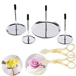 Cake Flower Nail & Flower Lifters 6 Pcs/Set, Flower Nails Cake Decorating Tool Kit for Icing Flowers Decoration