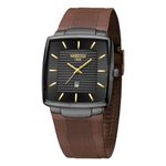 NIBOSI Men Watches Luxury Military Waterproof Sport Quartz Analog Square Wrist Watch for Men with Stainless Steel Mesh Band Date Calendar (Brown Black)