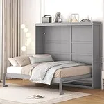 Queen Size Murphy Bed Frame, Foldab