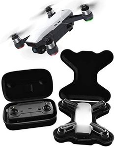 GoScope SPARK GO CASE - compact hardshell case - DJI SPARK & CONTROLLER - Adventure/Travel Case (features belt straps for easy hands-free carrying) DJI SPARK {SLIMLINE WATER-RESISTANT NYLON HARD CASE}