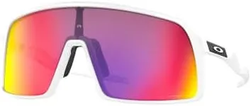 Oakley Sutro S OO9462 946205 28MM Matte White/Prizm Road Rectangular Sunglasses for Men + BUNDLE Accessory Leash + BUNDLE with Designer iWear Eyewear Kit