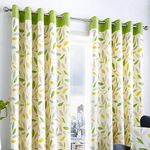 Fusion Beechwood Curtains, 229 x 229cm, Green