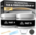 White Porcelain Repair Kit, Fiberglass Tub Repair for Sink, Shower, Countertop, and Tile - Acrylic Tub and Cracked Porcelain Sink Repair