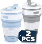 2Pcs Collapsible Cups for Traveling