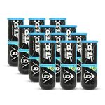 Dunlop Sports ATP Championship Extra Duty Tennis Balls V21, 12 x 3-Ball cans, Yellow (IMPROVED/12 x 3-Ball can V21)