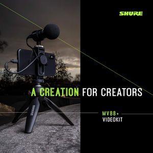 Shure MV88+ Video Kit – Portable Digital Microphone for Video Recording
