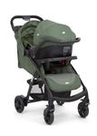 Joie muze lx Travel System, Includes juva Infant Carrier, SoftTouch 5-Point Harness, Lie-Flat Recline, UPF 50+ Canopy, All-Wheel Suspension, One Hand Fold Stroller, Usage from 0+ to 3 Years (15kg).