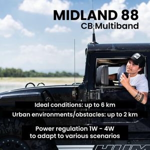 Midland M88 CB Radio – Vehicle-Mounted Two-Way Communication