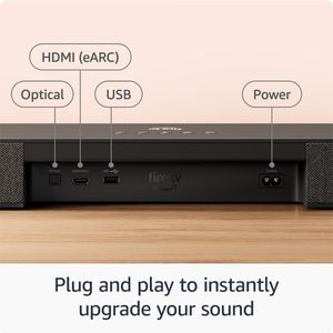 Amazon Fire TV Soundbar Plus – Bluetooth Wireless Home Audio Speaker
