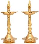 NOBILITY Brass Oil Lamp Diya 10 Inc