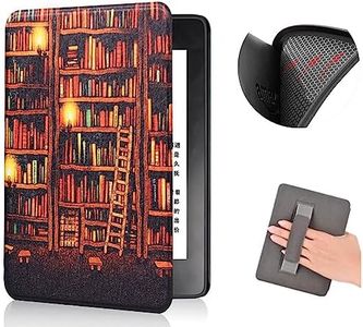 Custodia per 6 Pollici Kindle Paperwhite 5a/6a/7a Generazione (Versione 2012/2013/2015), Pelle morbida TPU Cover Protettiva Alla Moda con Cinturino da Polso e Automatica Veglia/Dormire