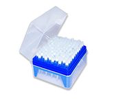 Clear & Sure 1000ul Micro-Pipette Filter Tips with Rack, Pack of 96 Tips/Rack