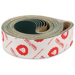 2 X 72 Inch 40 Grit Metal Grinding Zirconia Sanding Belts, 6 Pack