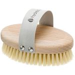 Hydrea London Dry Brushing Body Brush with Cactus Bristle - Dry Brush for Skin, Cellulite Remover, Vegan Best Dry Brush for Flawless Skin, Helps Improve Lymphatic Drainage - FSC® Certified Beechwood.