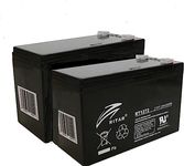 RITAR BATTERIES forAcorn Superglide 120/130 mobility,Stairlift Replacements - 2 x 12V Batteries