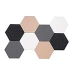 Afumazi 8Pcs Hexagon Felt Cork Boar