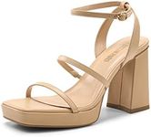 DREAM PAIRS Women's Platform Strapp