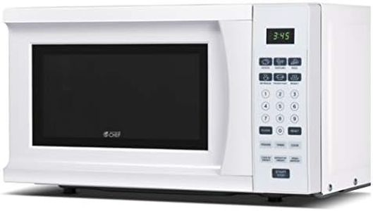 Commercial CHEF CHM770W Counter Top Microwave Oven, 0.7 Cubic Feet, White