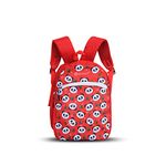 HYDER Kids 20L Small Panda Pattern Cartoon Best Stylish Waterproof Lightweight Casual/Picnic/Tuition/School Bag/Backpack for Children Boys And Girls (Red)