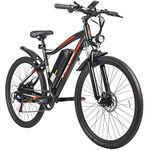 Wheelspeed 27.5" Electric Bike for Adults, 48V 11.6Ah & 500W Motor Electric Bicycle, 91km Range & 32km/h Long Range Electric Mountain Bike with Lockable Suspension, 7-Speed Commuter E-Bike