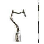 DocaPole 6-24 Foot (30 ft Reach) Hook with Telescopic Extension Pole for Hanging Lights, Boat Accessories, Pool, Clothing, and Other Retrieval