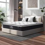 Double Bed Mattress, Bedra Bedding Double Size Mattress with Cool Gel and Euro Top 22cm Thickness Medium Firm