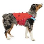 Kurgo Surf N Turf(TM) Dog Life Jacket, Red, Small