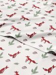 Christmas Sheets King - 4 Piece Deep Pocket Christmas Sheet Set - Soft & Wrinkle Free - Winter Holiday Sheets - Women, Men, Kids, Teens - Winter Bed Sheets - Cute Foxes, Pinecones & Pine Tree Sheets