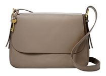 Fossil Bag for Women Harper, Leather Flap Crossbody graystone 31.75cm L x 10.795cm W x 24.13cm H ZB1568788