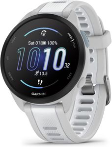 Garmin Forerunner 165 GPS Smartwatch, 43mm – White