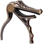 Alice A007G/BR Aluminum Alloy Bronze Alligator Shape Acoustic Guitar Capo