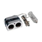 Pilot LA_39082 Double Socket Cigarette Lighter 1 x 12 V Connector to 2 x Sockets 12 V